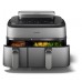 Мультипіч (аерофритюрниця) Philips Dual Basket Airfryer 5000 Series NA555/00