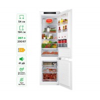 Холодильник з морозильною камерою Interline RDF 792 EDI WI