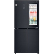 Холодильник з морозильною камерою LG GC-Q22FTBKL