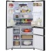 Холодильник з морозильною камерою Sharp SJ-WX830ABK
