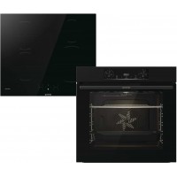Комплект вбудованої техніки духова шафа Gorenje BOP6737E02BK+індукційна варильна поверхня Gorenje GI601FMC 