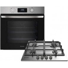 Комплект вбудованої техніки Indesit духова шафа IO255HUX +варильна поверхня THP641IX/I
