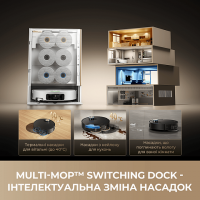 Робот-пилосос з вологим прибиранням Dreame Bot MatriX 10 Ultra White (RLX95CE-Wh)