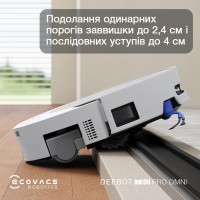 Робот-пилосос з вологим прибиранням ECOVACS Deebot T90 Pro Omni White (DEX95)