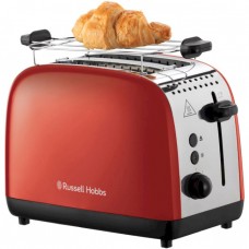 Тостер RUSSELL HOBBS Colours Plus 2 Slice Red 26554-56