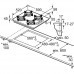 Варильна поверхня газова Bosch POP6C6B81O