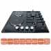 Варильна поверхня комбінована Ventolux HG622 B3 S (BK)